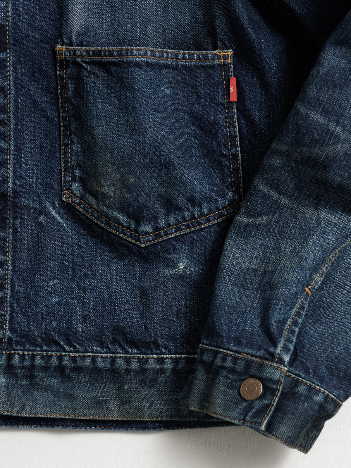 DAMAGED DENIM JACKET / Dark Indigo