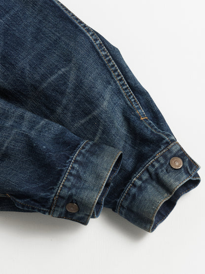 DAMAGED DENIM JACKET / Dark Indigo