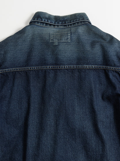 DAMAGED DENIM JACKET / Dark Indigo