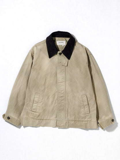 SOUTIEN COLLAR MIDDLE JACKET / Khaki×Black