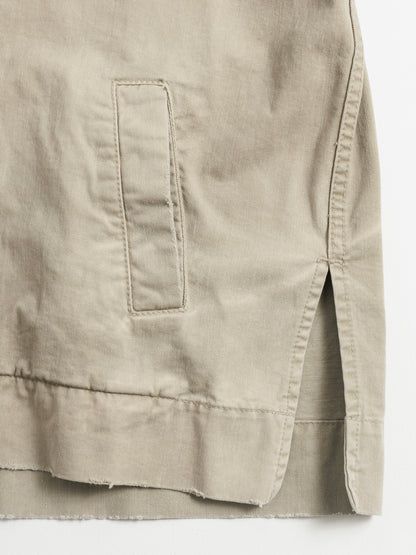 SOUTIEN COLLAR MIDDLE JACKET / Khaki×Black