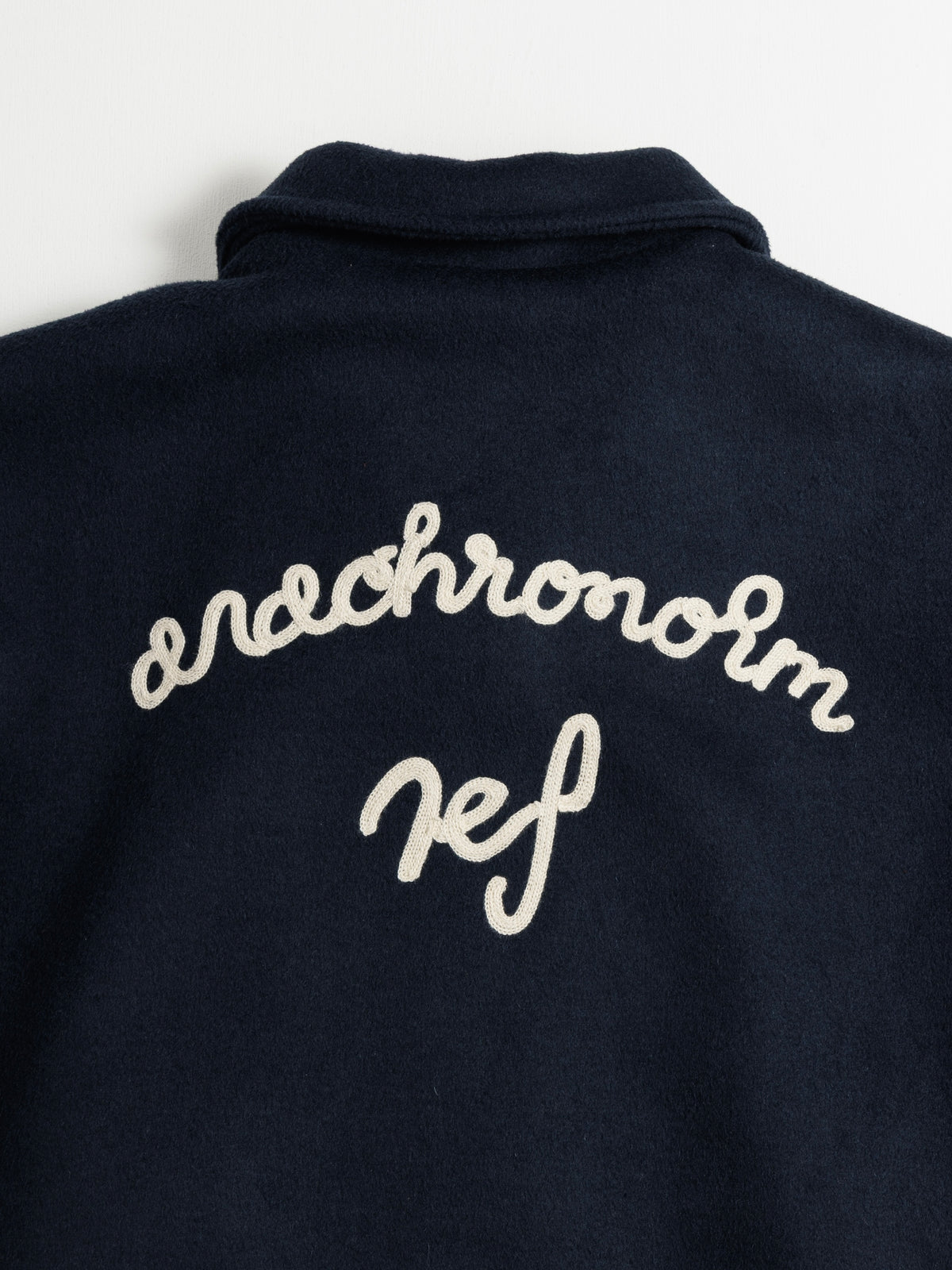 MELTON WOOL DRIZZLER JACKET / Navy