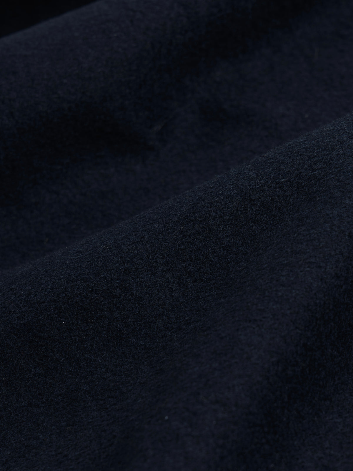 MELTON WOOL DRIZZLER JACKET / Navy