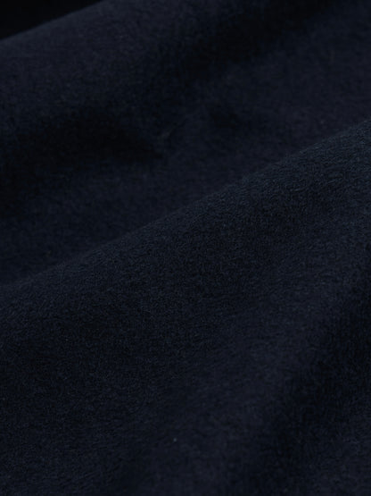 MELTON WOOL DRIZZLER JACKET / Navy
