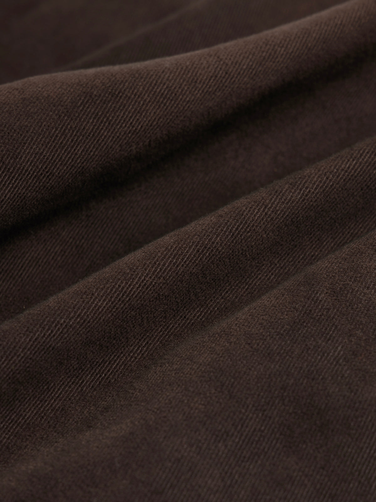KERSEY TUCK WIDE PANTS / Brown