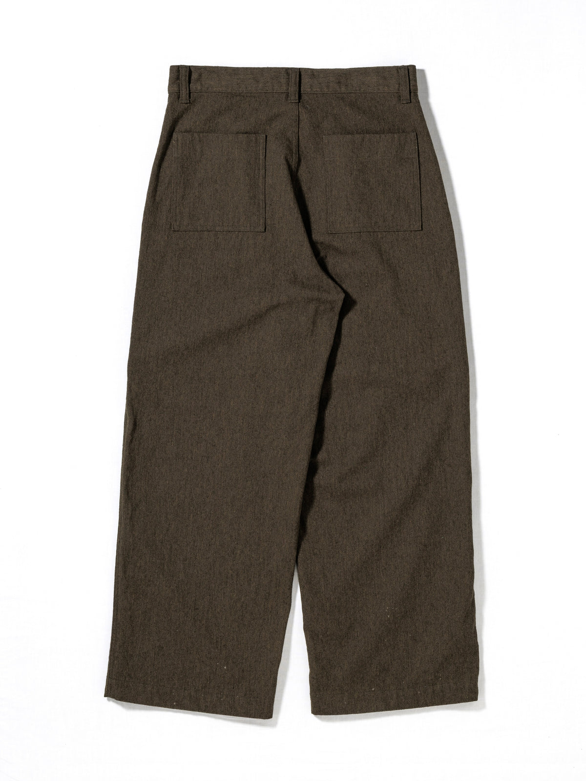 WOOL PAINTER PANTS / Olive