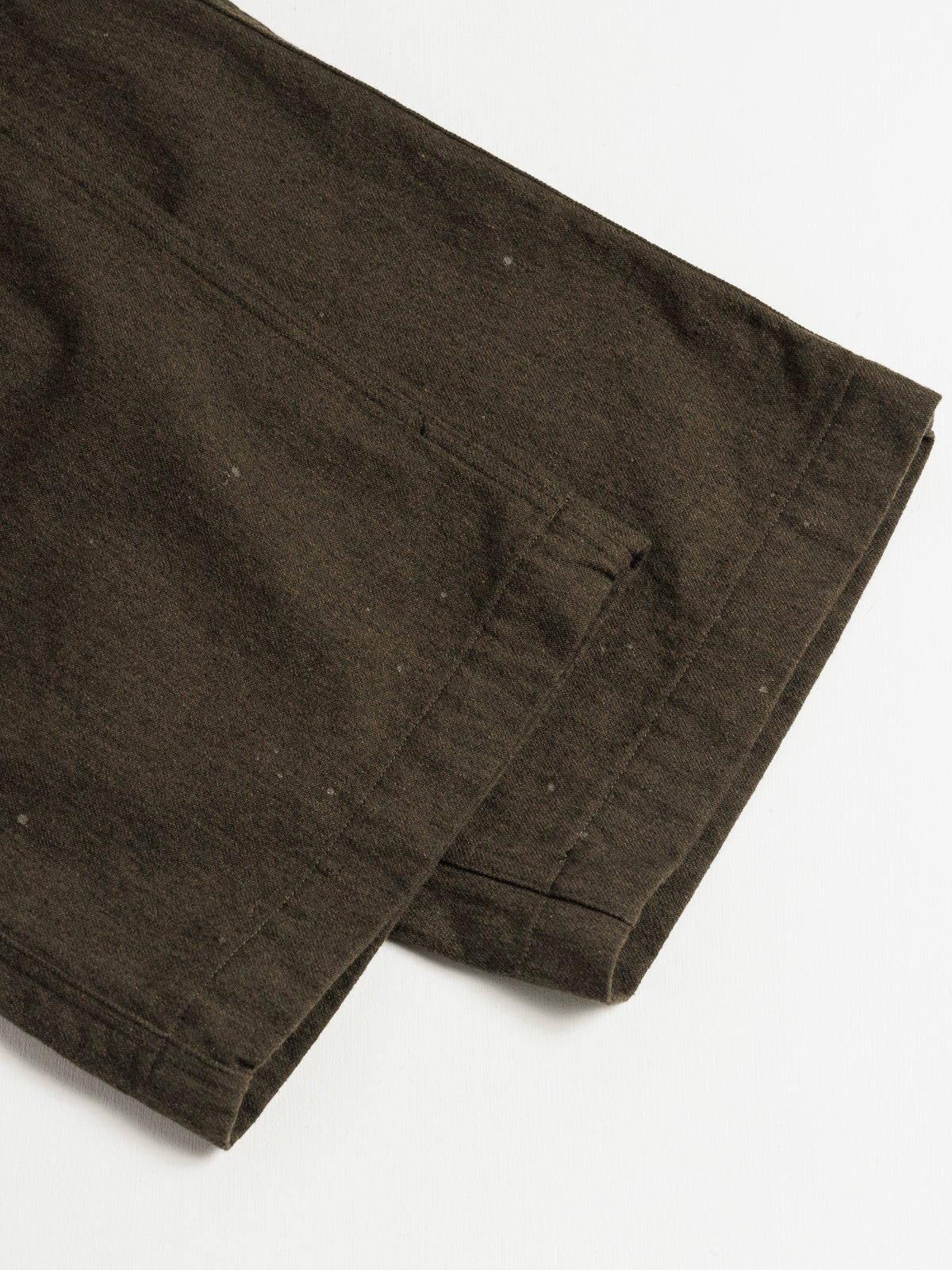 WOOL PAINTER PANTS / Olive