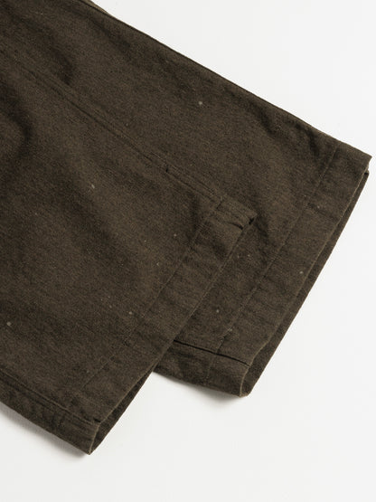 WOOL PAINTER PANTS / Olive