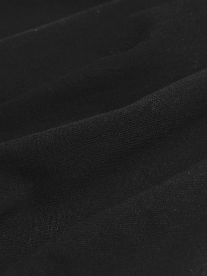 WOOL PAINTER PANTS / Black