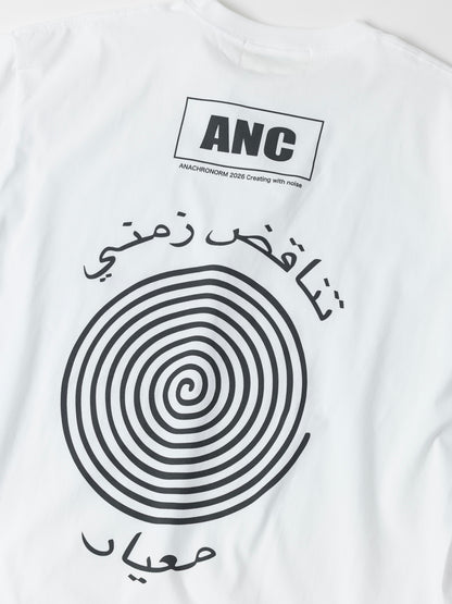 VORTEX PRINTED S/S T-S / White