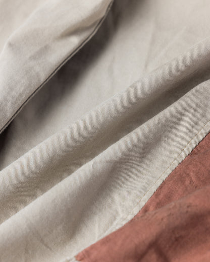 REMAKED MIX PANEL WIDE EASY PANTS / Beige