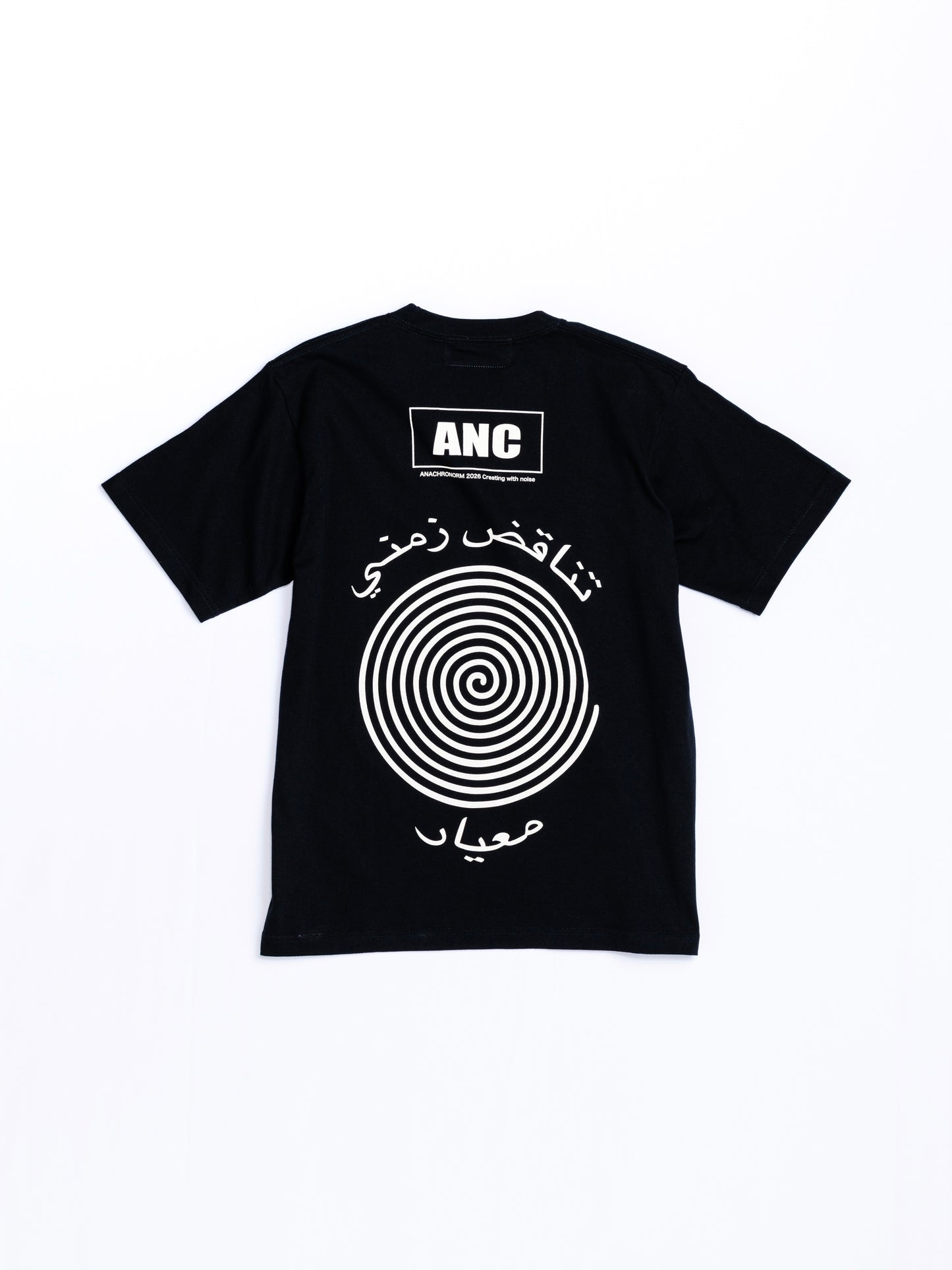 VORTEX PRINTED S/S T-S / Black