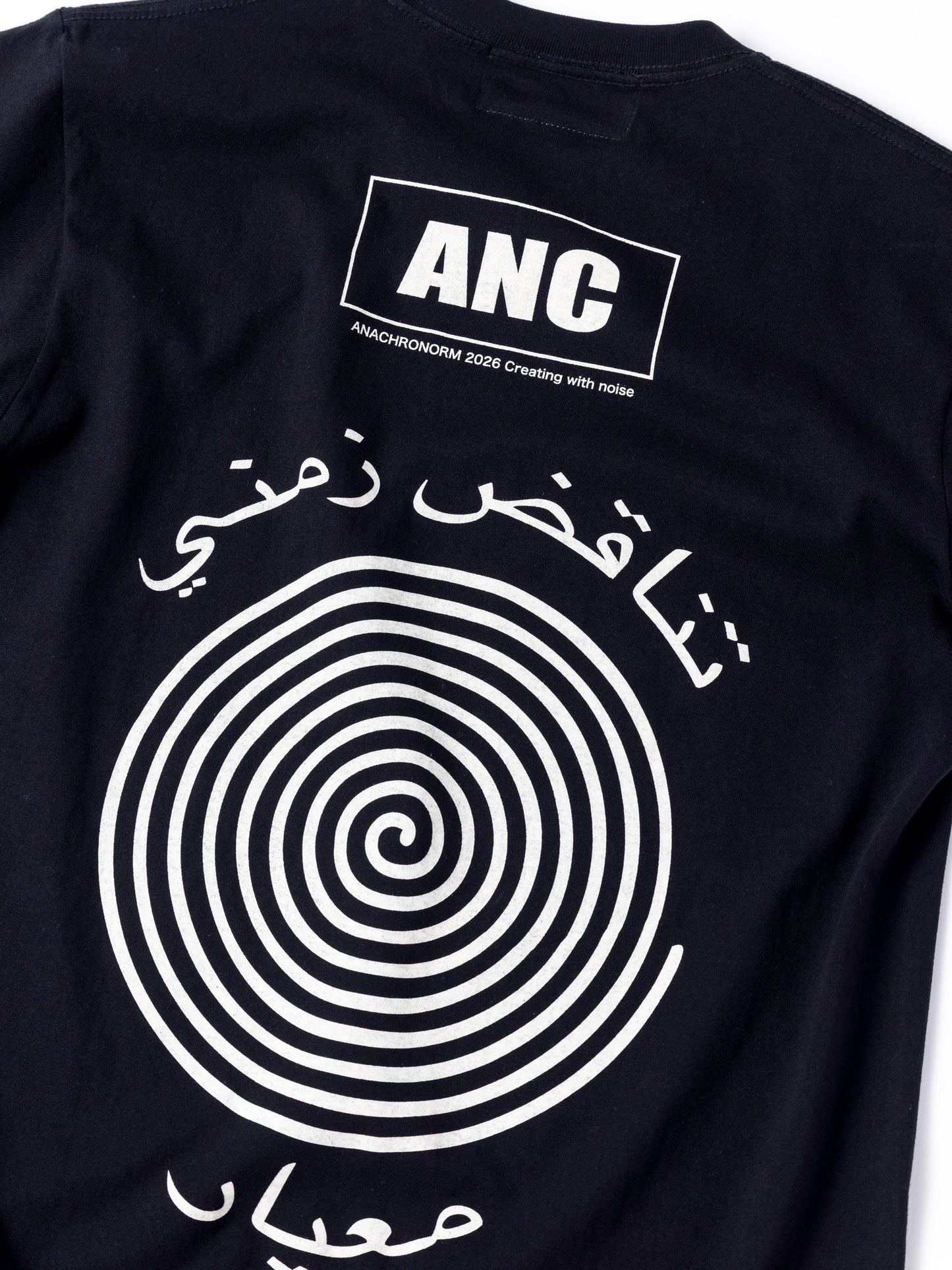 VORTEX PRINTED S/S T-S / Black