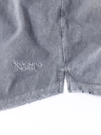 PIGMENT DYED POCKET L/S T-S / Gray