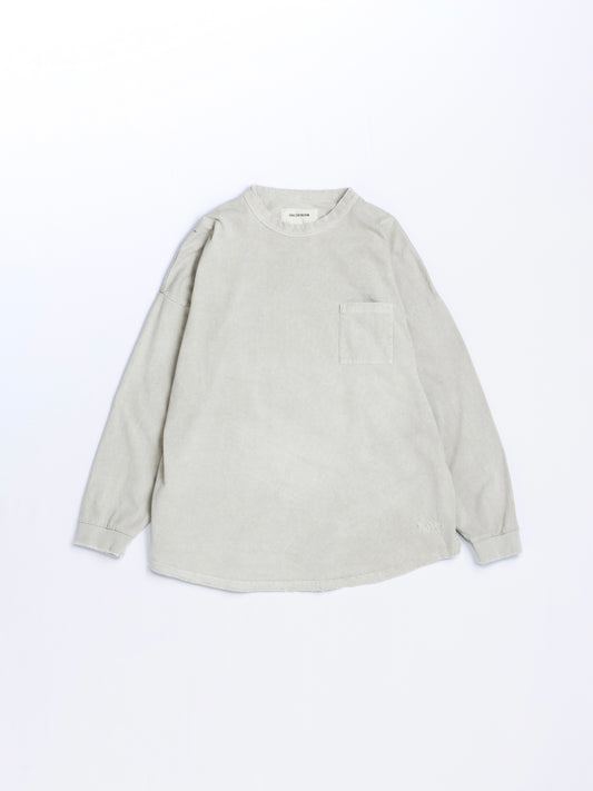 PIGMENT DYED POCKET L/S T-S / Beige