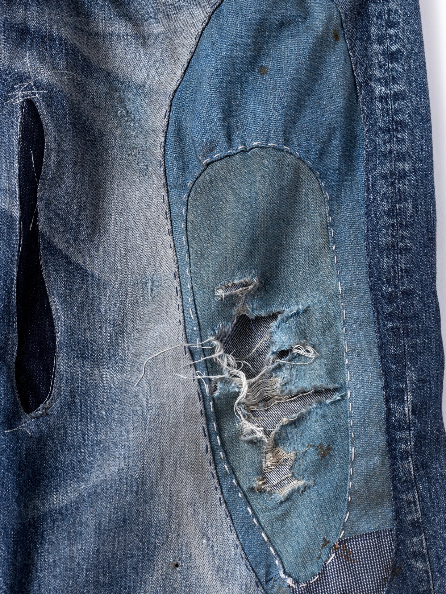 REMAKED WIDE 5P DENIM PANTS / Indigo