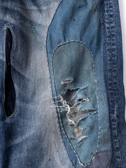 REMAKED WIDE 5P DENIM PANTS / Indigo