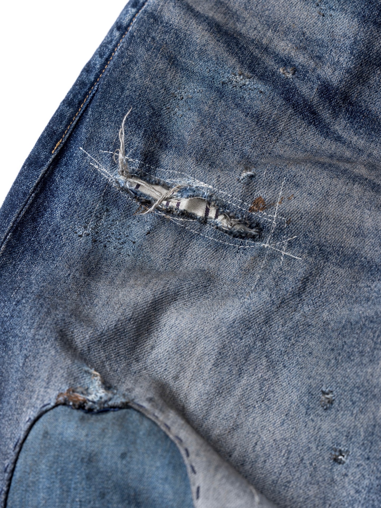 REMAKED WIDE 5P DENIM PANTS / Indigo
