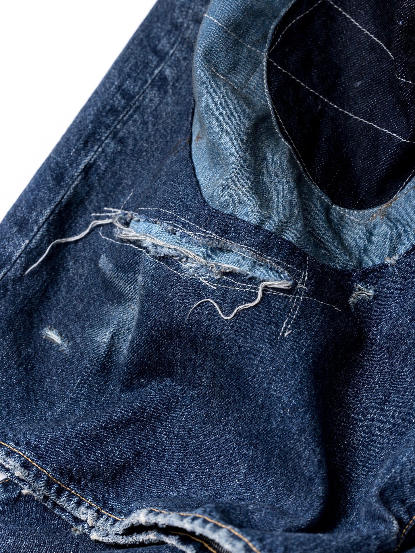 REMAKED WIDE 5P DENIM PANTS / Indigo