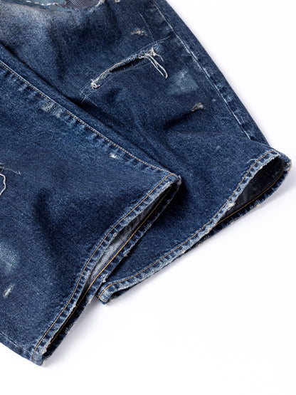REMAKED WIDE 5P DENIM PANTS / Indigo