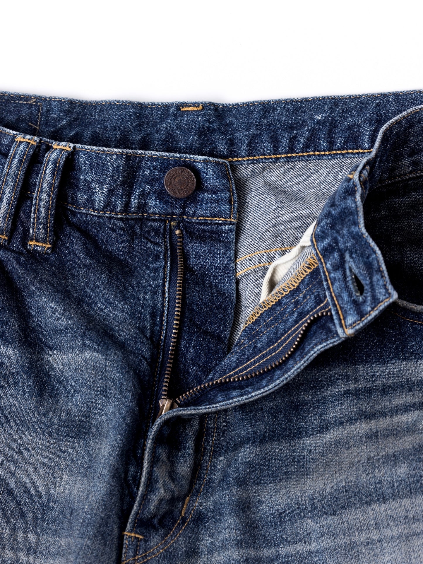 REMAKED WIDE 5P DENIM PANTS / Indigo