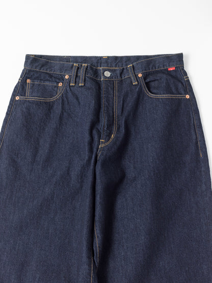 WIDE 5P DENIM PANTS / Indigo