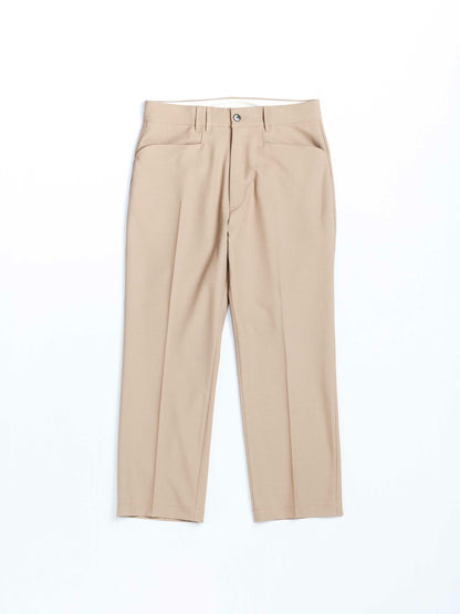 CENTER PRESS L POCKET SLACKS / Beige