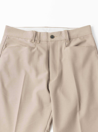 CENTER PRESS L POCKET SLACKS / Beige