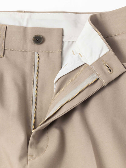CENTER PRESS L POCKET SLACKS / Beige
