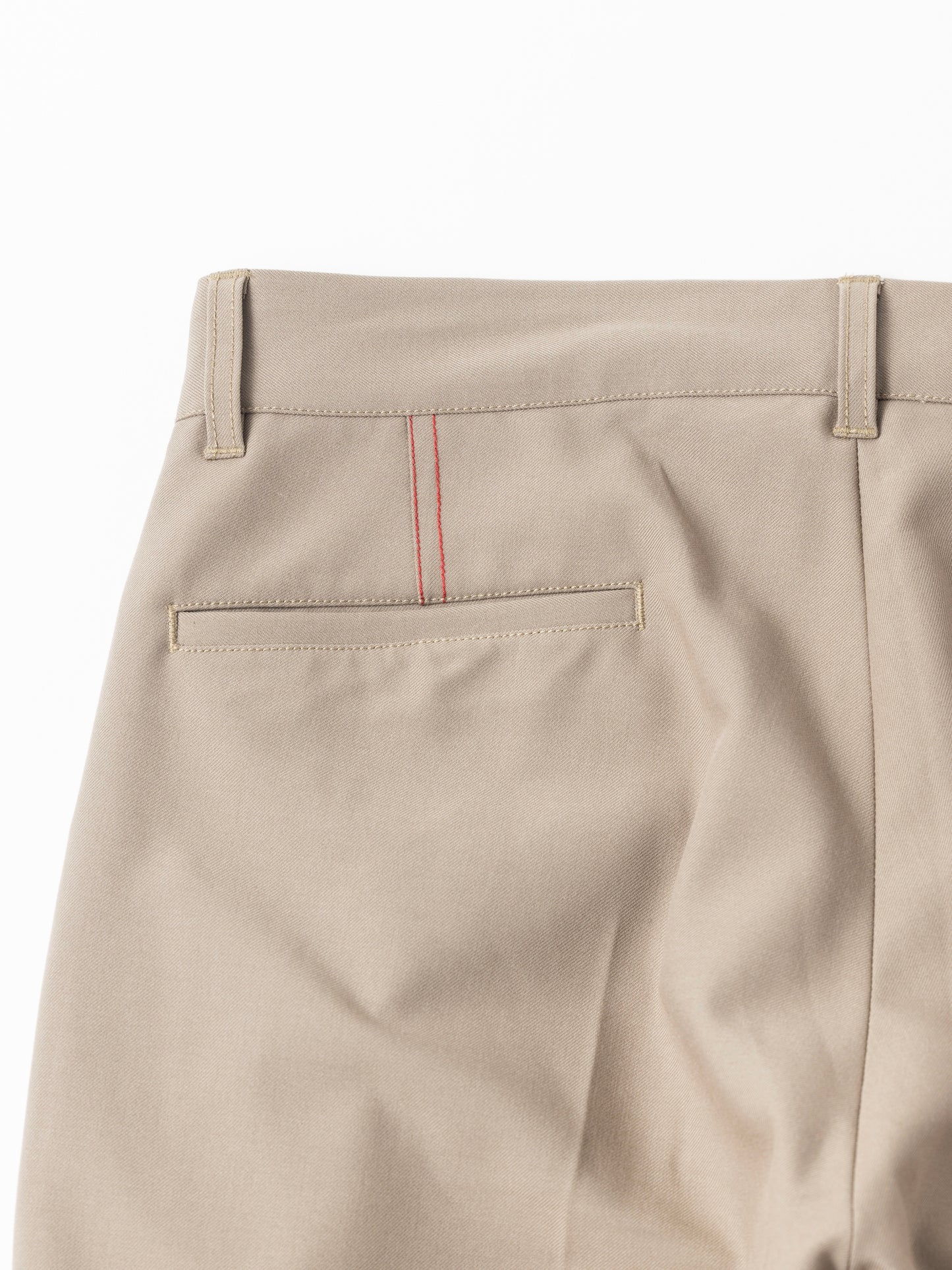 CENTER PRESS L POCKET SLACKS / Beige