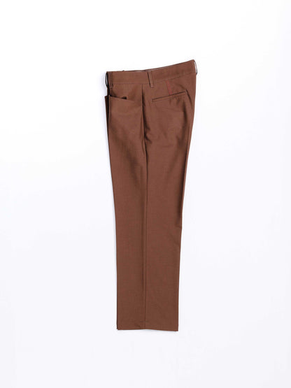 CENTER PRESS L POCKET SLACKS / Brown