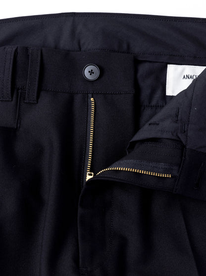 CENTER PRESS L POCKET SLACKS / Black