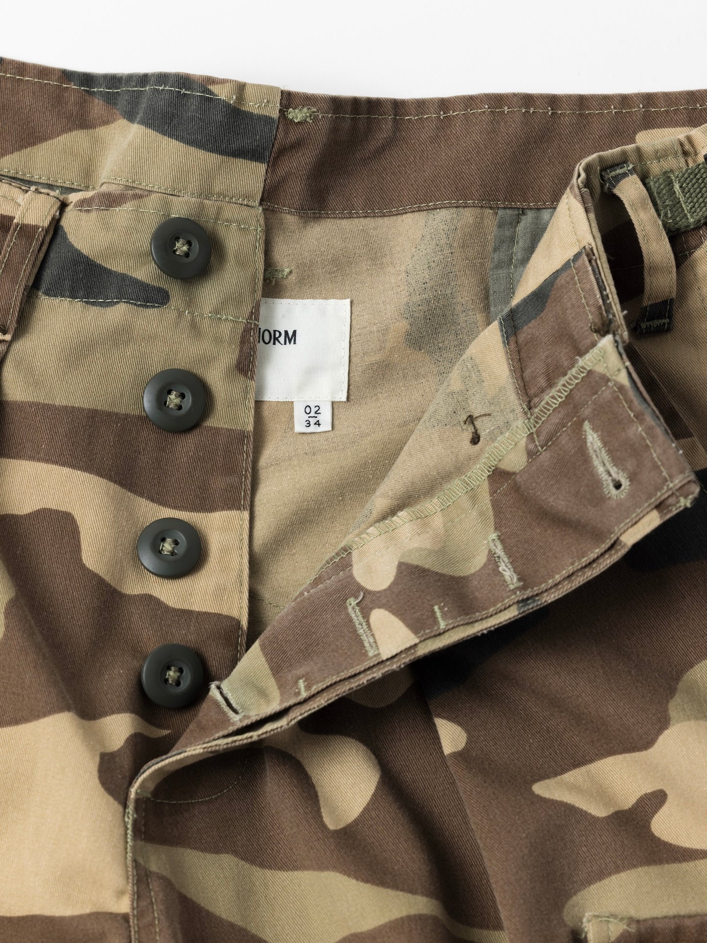 FADED BDU CAMO SHORTS / Woodland