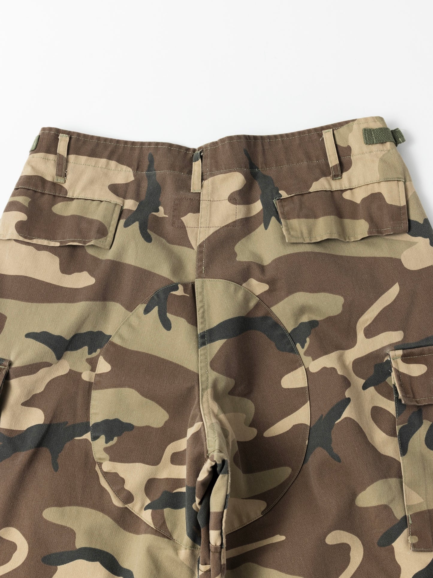 FADED BDU CAMO SHORTS / Woodland