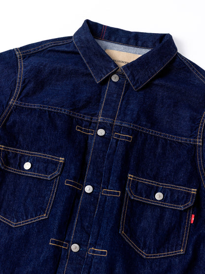 DOUBLE POCKET DENIM JACKET / Indigo