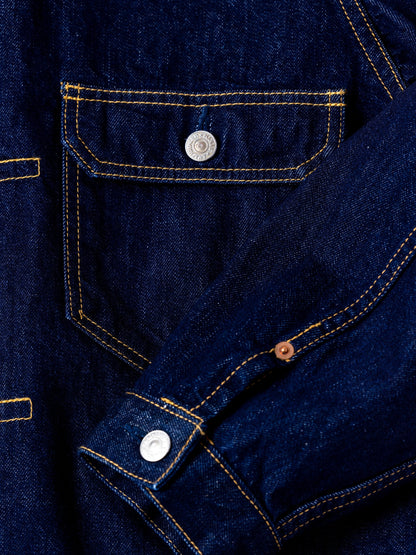 DOUBLE POCKET DENIM JACKET / Indigo