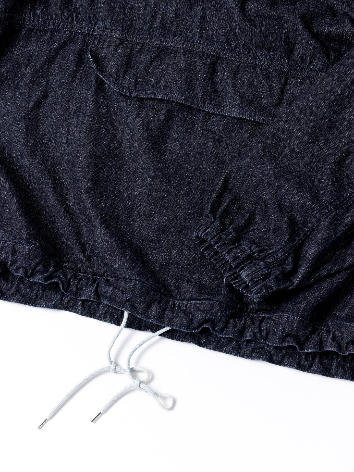 UTILITY DENIM ANORAK PULLOVER / Indigo
