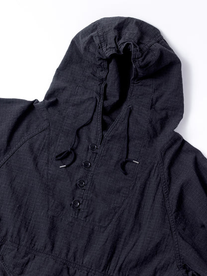 UTILITY ANORAK PULLOVER / Black