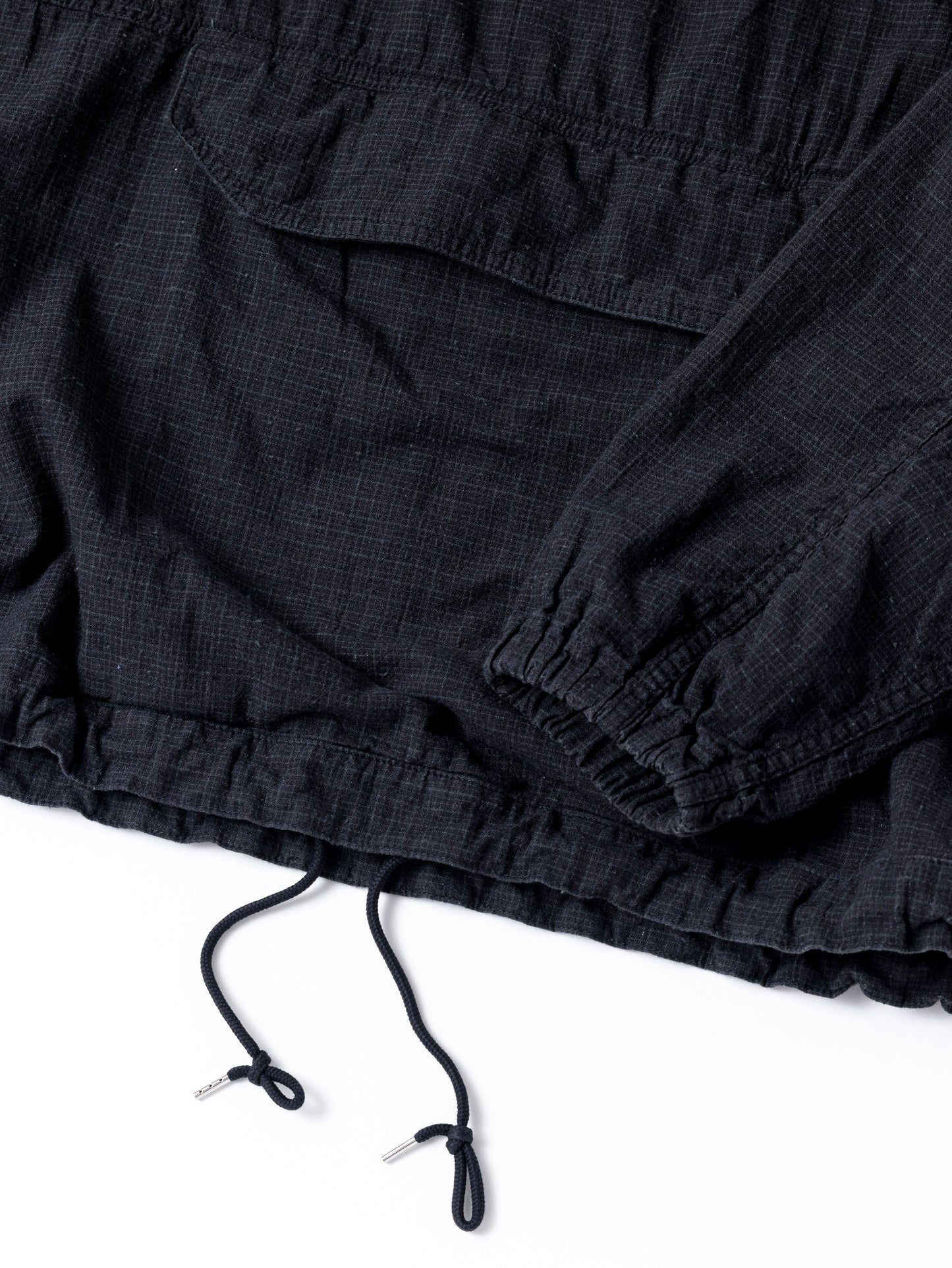 UTILITY ANORAK PULLOVER / Black