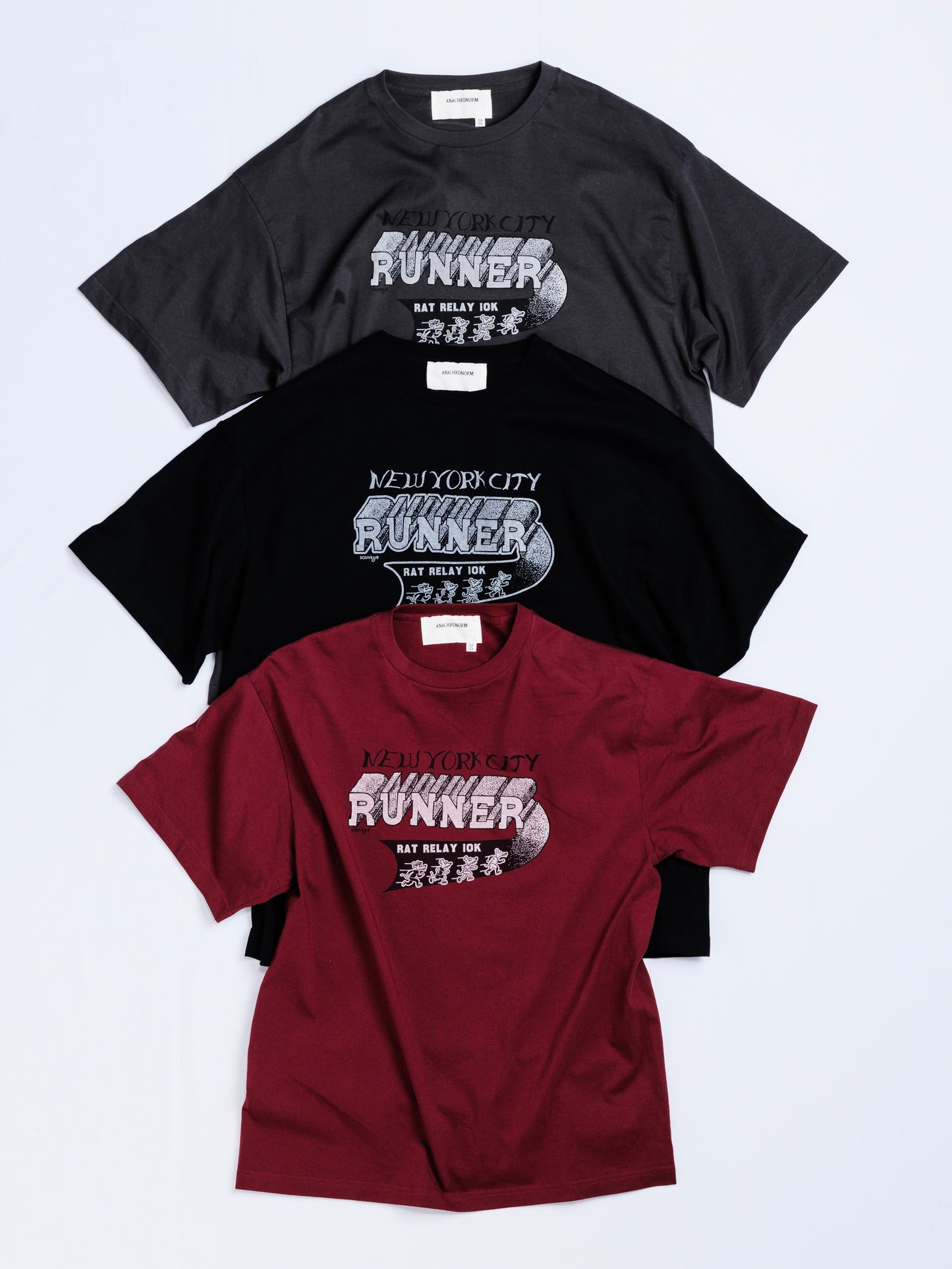 NYC RUNNING S/S T-S / 3colors