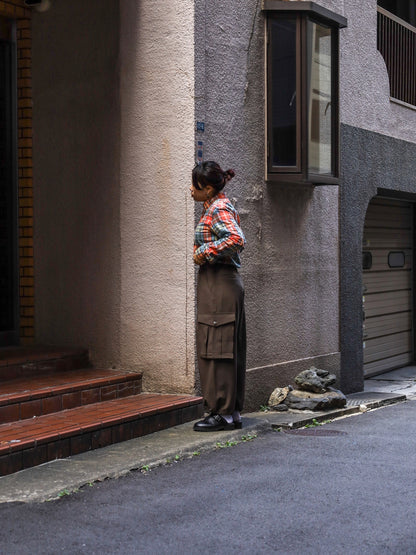 MEN'S SCOTCH PLAID FLANNEL SHIRT , TRADITIONAL FIT / Washed buchanan