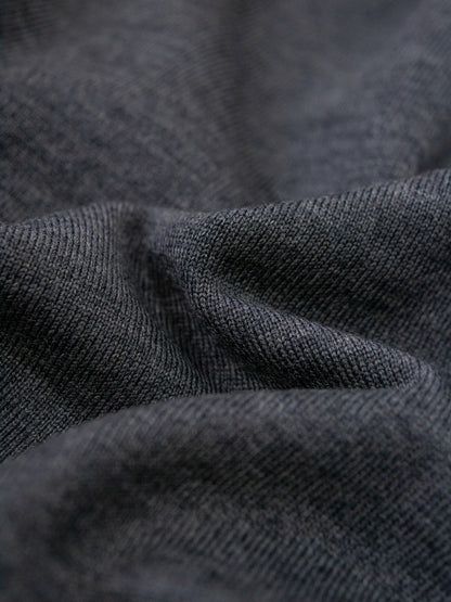 メリノウール裏毛タートルネック / グレー