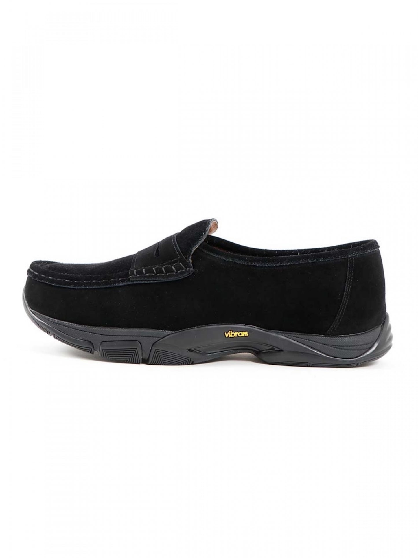 HYBRID LOAFERS / Black suede