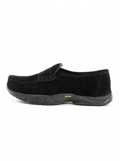 HYBRID LOAFERS / Black suede