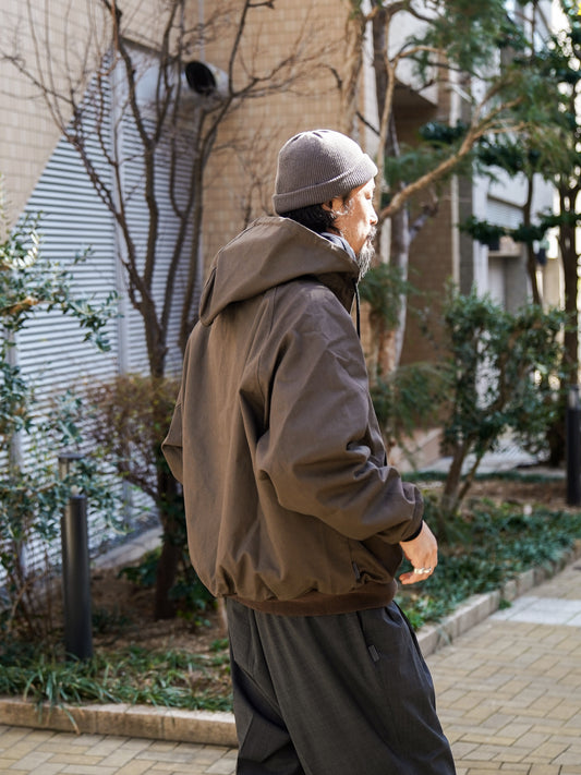 DUCK HOODY JACKET / Grey