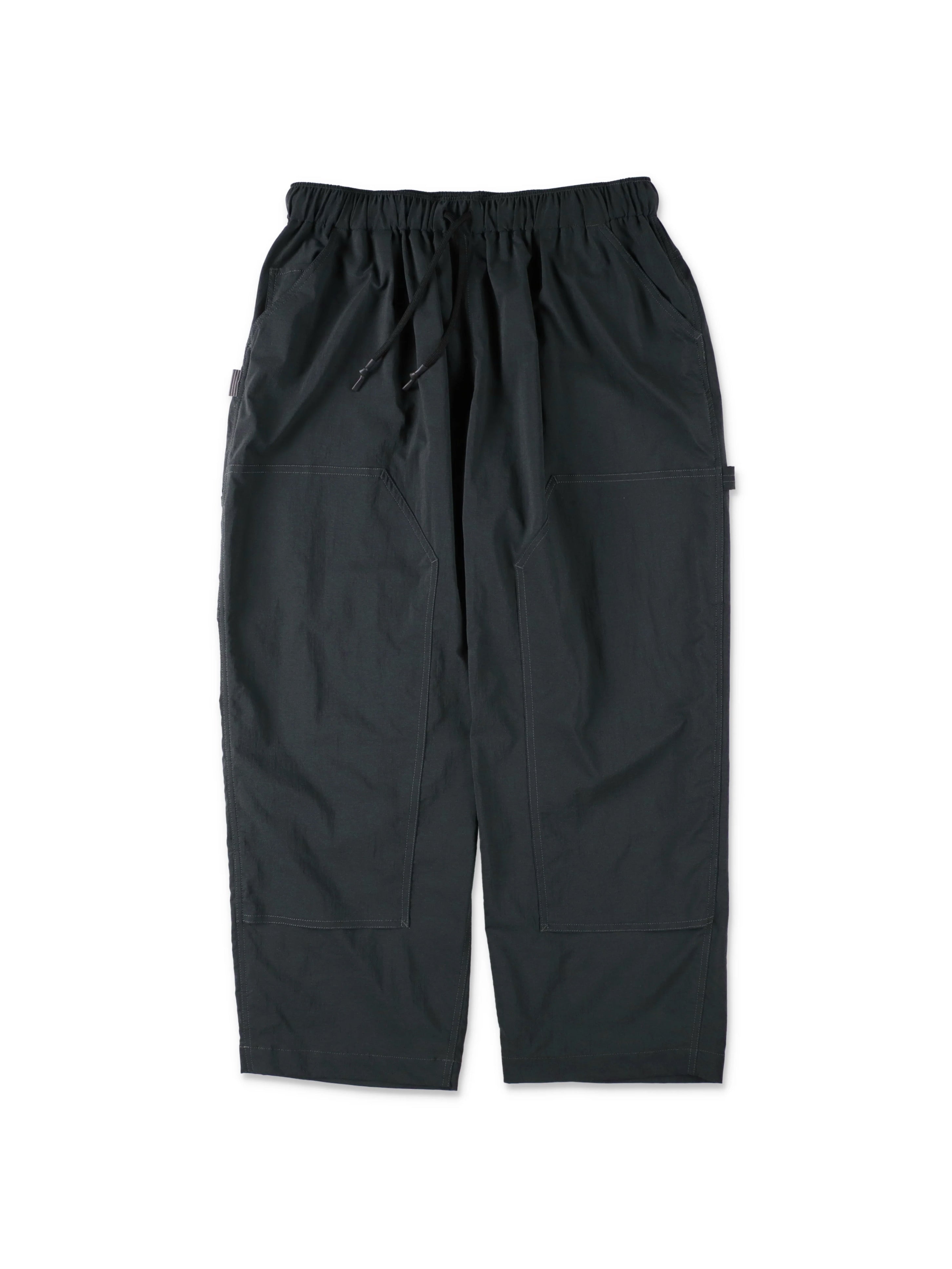 NYLON DOUBLE KNEE PANTS / Charcoal – FLATBUSH