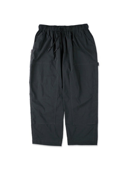 NYLON DOUBLE KNEE PANTS / Charcoal