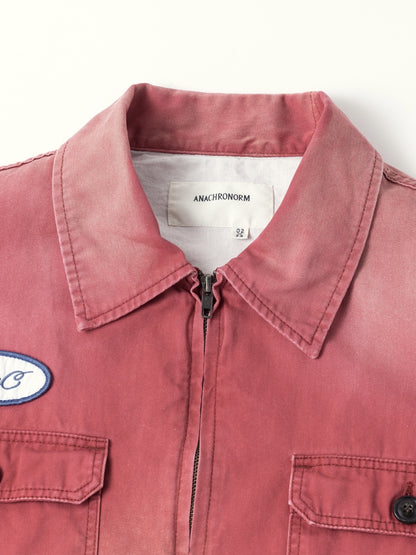 TIMEWORN WORK JACKET / Red
