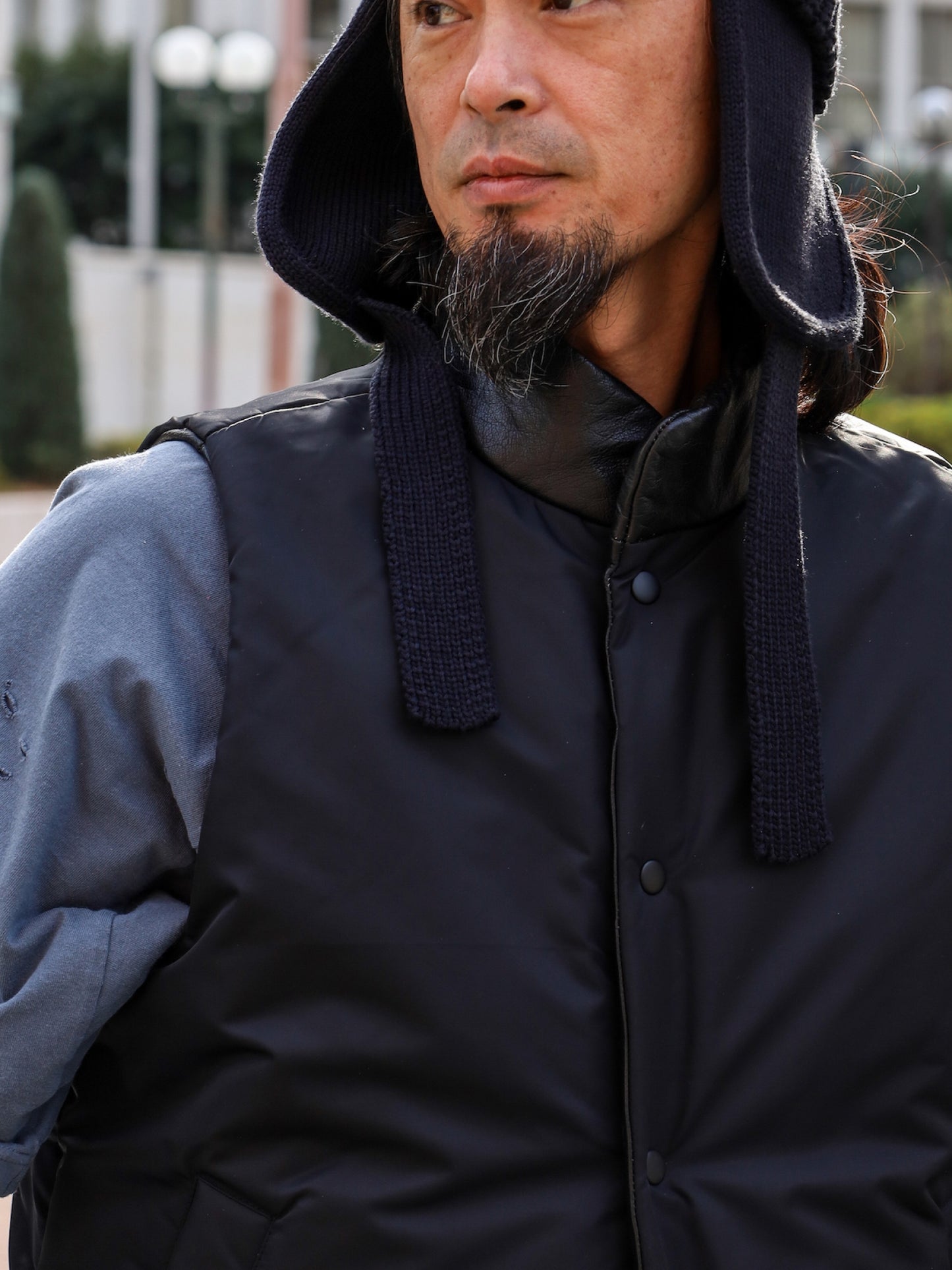 EXELEZA REV VEST / Black