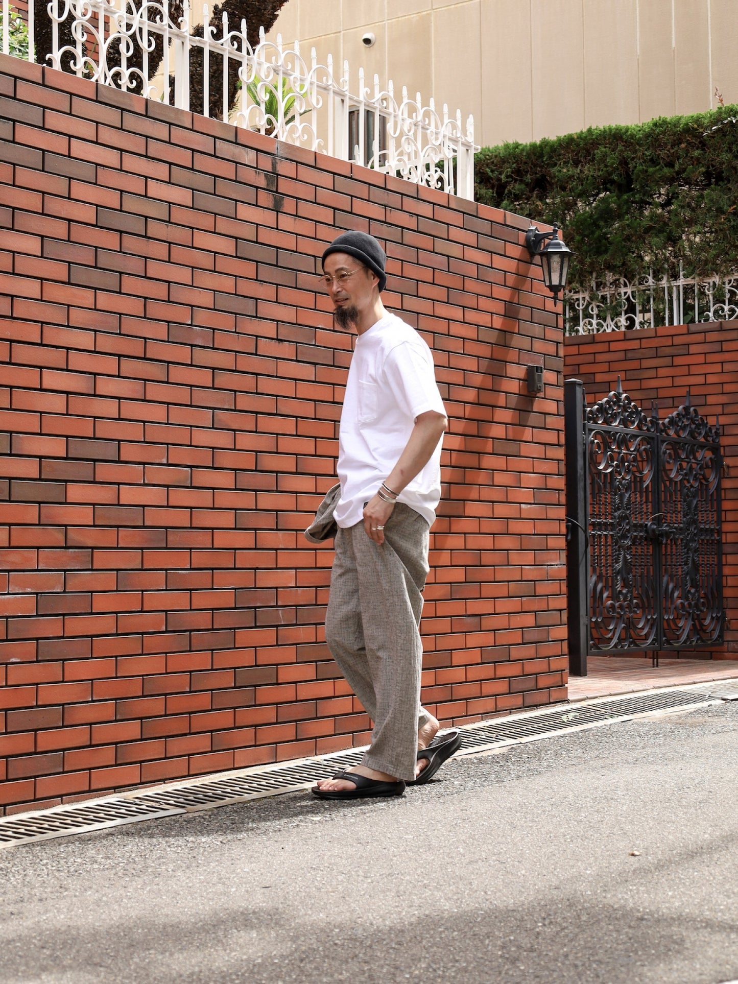U.S MADE S/S PKT TEE / White
